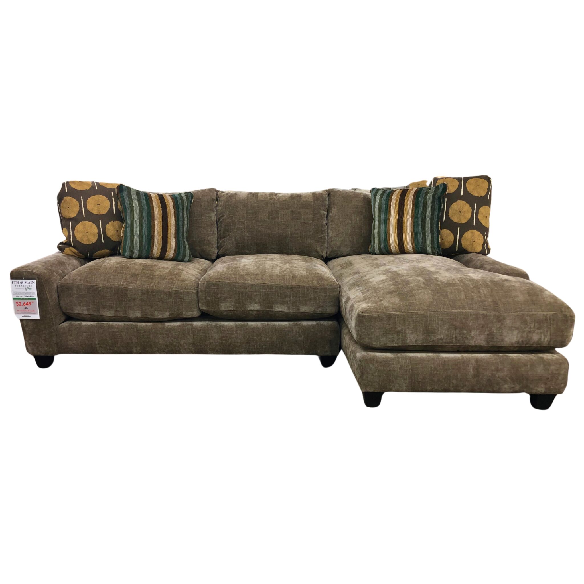 Samab Mocha Sofa Chaise Sectional